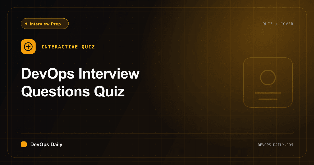 DevOps interview quiz